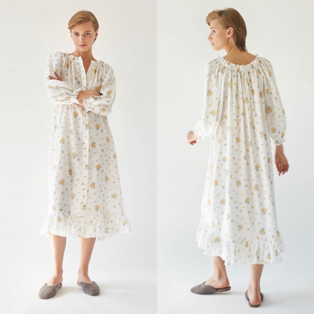 Daily Sleeper Mimosa Linen Loungedress